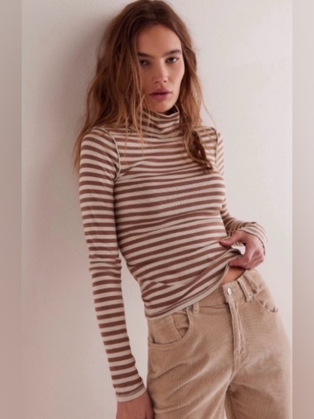 ▪️NWT We The Free Good Good Stripe Turtleneck